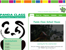 Tablet Screenshot of pandaclass.com